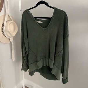 Free People We the Free Women's We the Free Buttercup Oversize Thermal Top